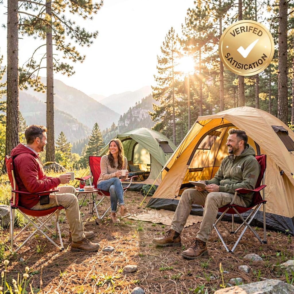 رضایت مشتریان و اعتماد به خانه چادر