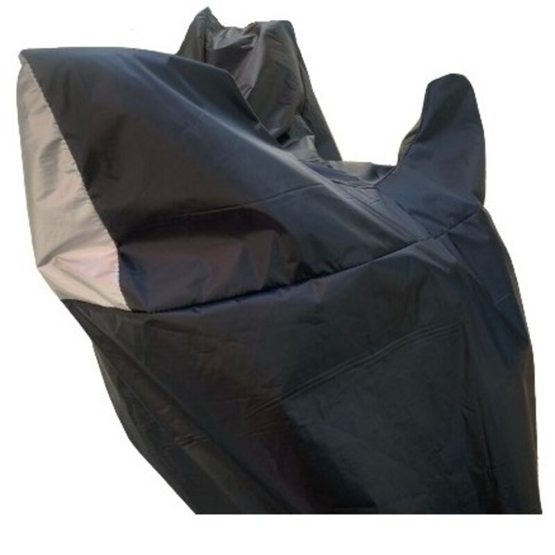 چادر موتور سیکلت شمعی ضد آب مخصوص CF 150 ( سی اف 150 ) با جای آینه رنگ مشکی D