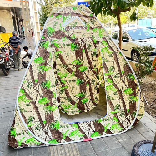 چادر مسافرتی 12 نفره جنس برنو با ارتفاع بلند و کف ضخیم و سه پنجره و رنگبندی کد7