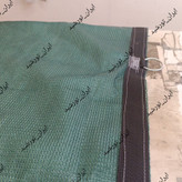 شید سبز سایبان 80 درصد(ابعاد 25 در 6) دوردوزی شده و حلقه دار