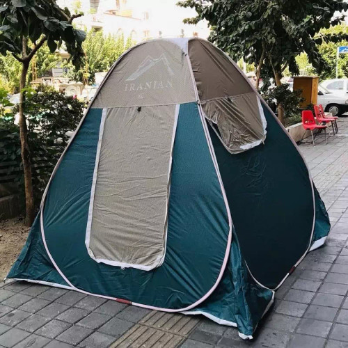 چادر مسافرتی8نفره فنری مدل برنو سفارشی کیفیت بالا ماشین افرود کمپ گردش کد90
