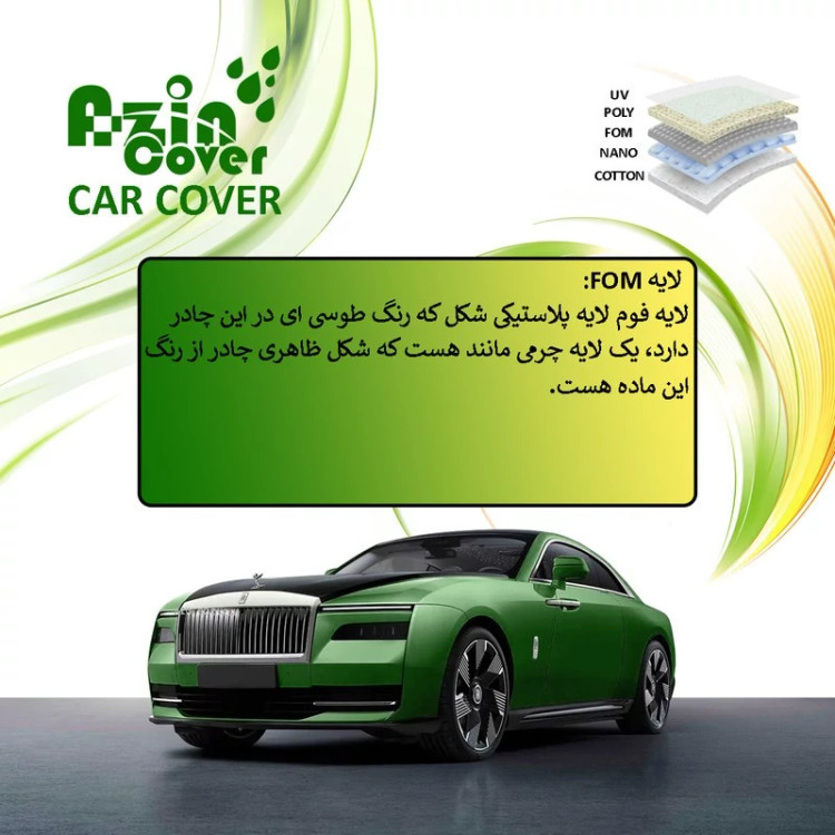 چادر خودرو آذین کاور مدل MULTILAYER مناسب برای BYD S6