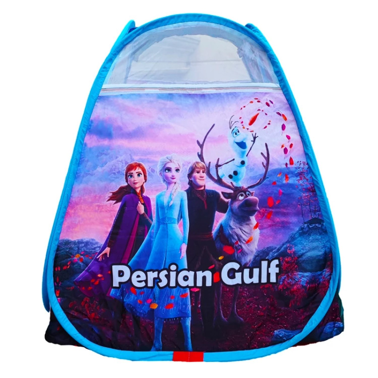 چادر بازی فروزان سایز 2 طرح بنفش (سایز 100 سانتی کودک )