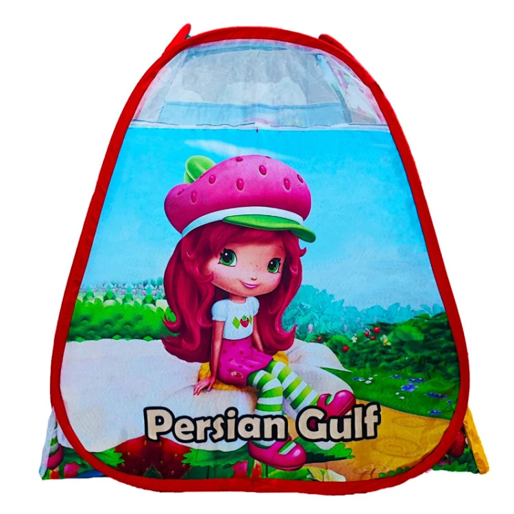 چادر بازی دختر توت فرنگی جدید سایز 2 NEW-color (سایز 100 سانتی کودک )