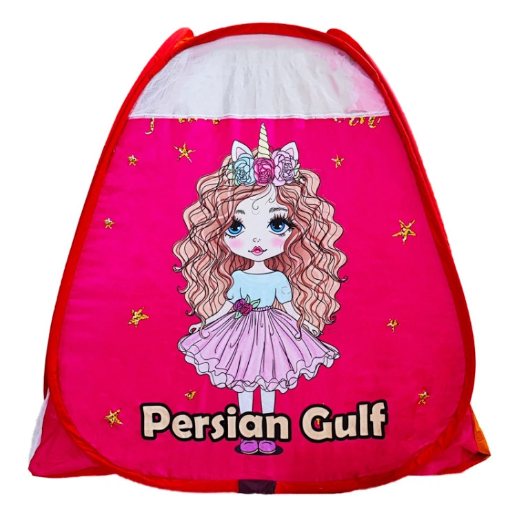 چادر بازی دختر فرفری سایز 2 NEW-color (سایز 100 سانتی کودک )