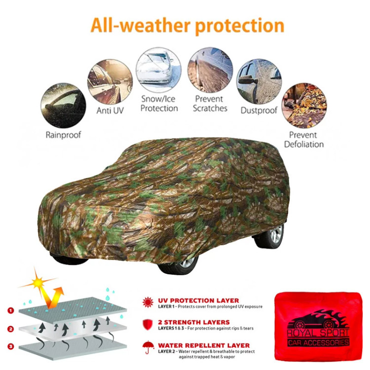 چادر خودرو رویال اسپرت مدل درختی سایز LC مناسب برای چانگان CS55 پلاس