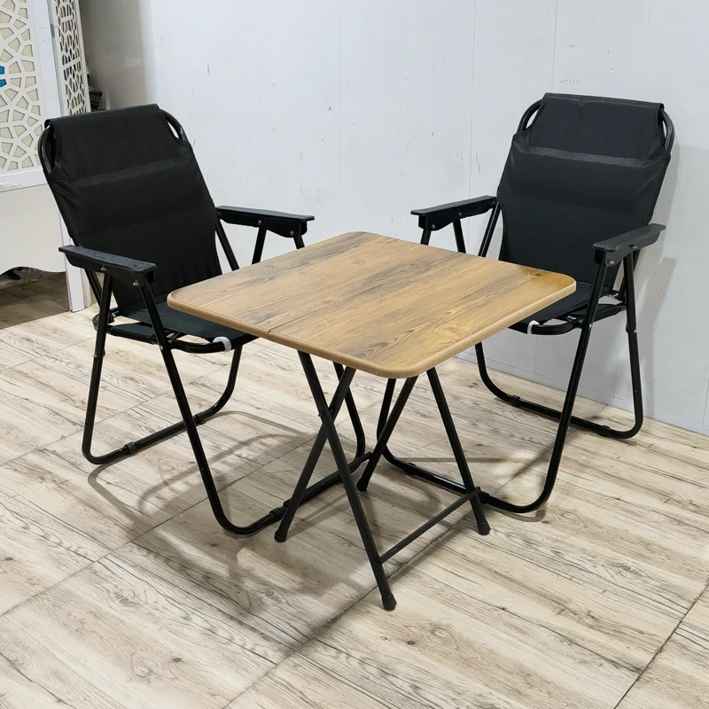 ست صندلی ساحلی تاشو VIP و میز mdf
