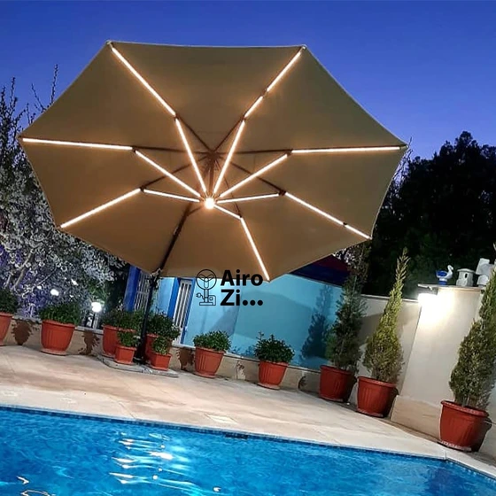 چتر سایبان پایه کنار ۳ متری