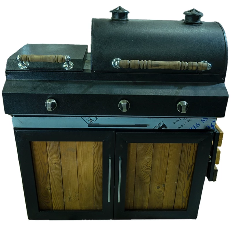 باربیکیو گازی اجاقدار 90cm داخل استیل سفارشی (پس کرایه)
