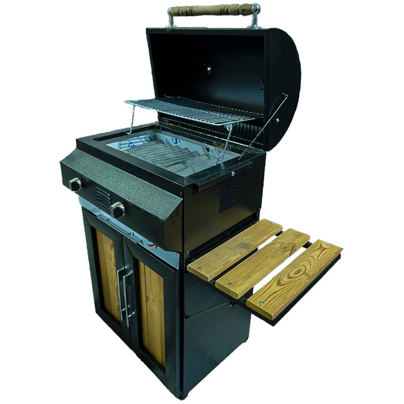 باربیکیوسفارشی گازی داخل استیل60cm(پس کرایه )