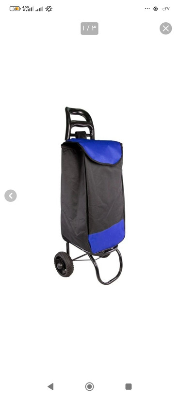 کیف برزنتی یدک چرخ خرید دستی مدل 52