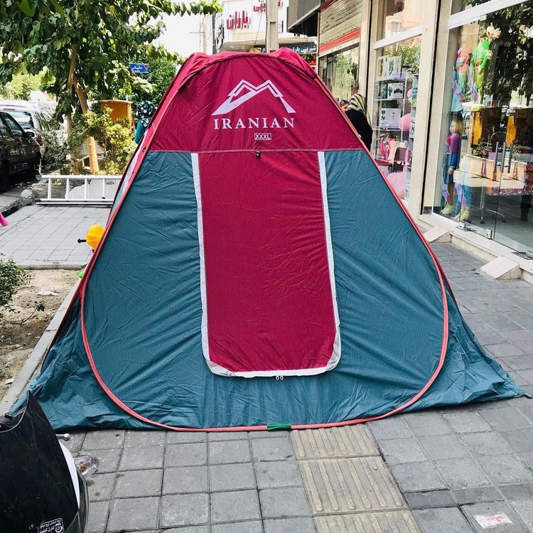 چادر مسافرتی 12 نفره مدل برنو کف ضخیم ارتفاع بلند