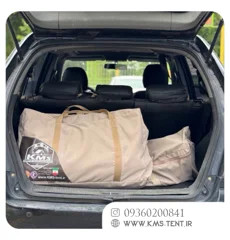 چادر کمپینگ 12 نفره سایز 3×4 سبز چادر مسافرتی چهار فصل ضدآب با سایبان پلاس حرفهای