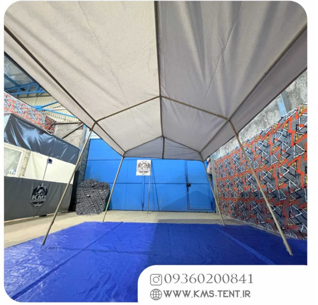 چادر کمپینگ 5 نفره سایز 2×3 سبز چادر مسافرتی چهار فصل ضدآب بدون سایبان بغل همراه پوش دوم
