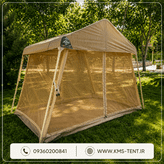 پشه بند 6 نفره اسکلتی سایبان دار سایز 2در3