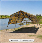 سایبان پارکینگ خودرو سواری سدان خود ایستا