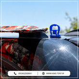 سایبان کنار خودرو ضدآب و ضدآفتاب پرتابل 2 پایه (سواری سدان)