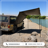 سایبان کنار خودرو آفرودی ضدآب دارای چهار پایه برند