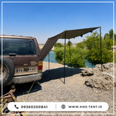سایبان کنار خودرو آفرودی ضدآب دارای چهار پایه برند