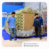 چادر کمپینگ مدل مارتیال 12 نفره سایز 3×4 چادر مسافرتی چهار فصل ضدآب دوپوش