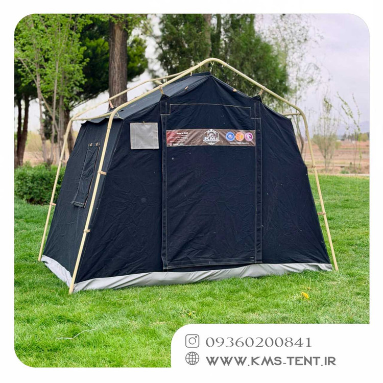 چادر کمپینگ برزنت گلشن پاکستانی برند سایز 2×3 سبز مدل کوتون چادر مسافرتی چهار فصل ضدآب سایباندار