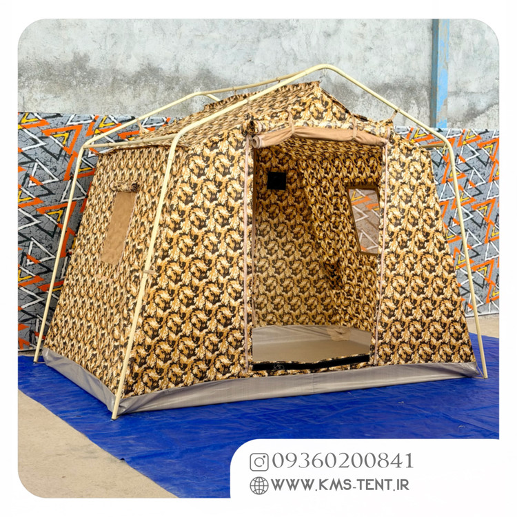 چادر کمپینگ 6 نفره مدل رنجر سایز 2×3 چادر مسافرتی ضدآب چهار فصل دو پوش