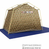 چادر کمپینگ 6 نفره مدل استتار سایز 2×3 چادر مسافرتی ضدآب چهار فصل دو پوش
