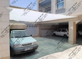 شید سفید سایبان 80 درصد( ابعاد 6 در 4 ) دور دوزی شده و حلقه دار