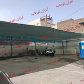 شید سایبان سبز 80 درصد (ابعاد 14 در 5) دوردوزی شده با نوار و حلقه دار