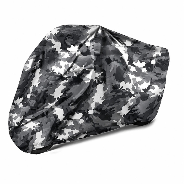 کاور موتور سیکلت ایساتیس طرح چریکی ( ارتشی یا پلنگی )(چهار فصل ، ضد آب و مقاوم به آفتاب) مناسب موتور سیکلت کلیک ایروکس پ