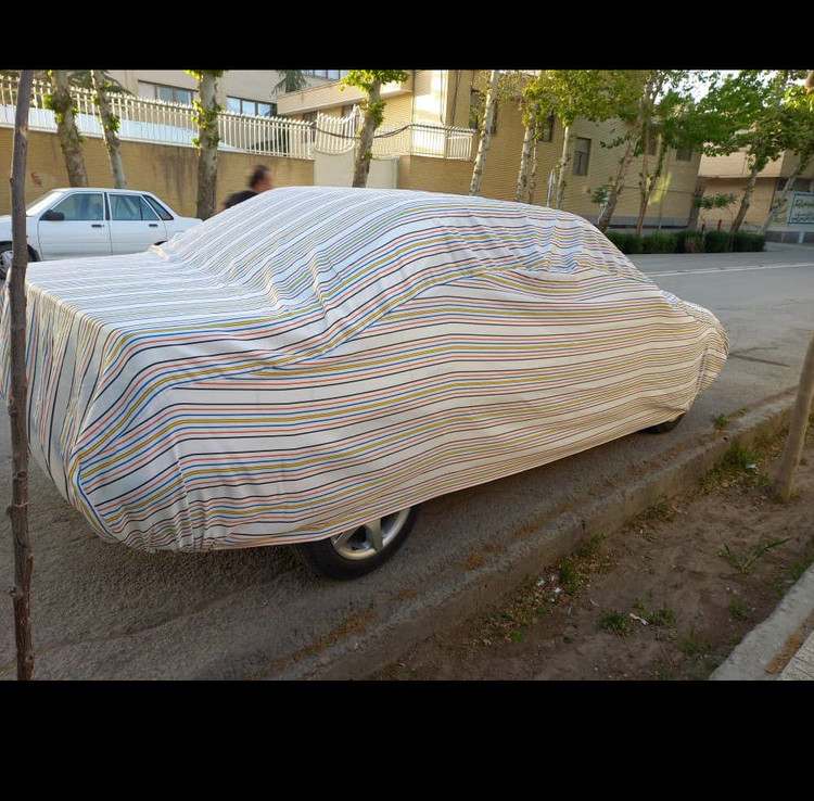 چادر ماشین نخی با ضخامت متوسط (برزنتی و مقاوم به آفتاب) مخصوص لوکانو L8 وارداتی ( Lucano L8 )