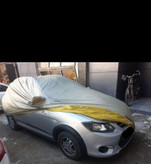 چادر ماشین ضد آب سیلور مخصوص روئوه eRX5 ( رووی Roewe ERX5 )(جنس شمعی یا پشت نقره)(چهار فصل و مقاوم به آفتاب ، سبک و کم ح
