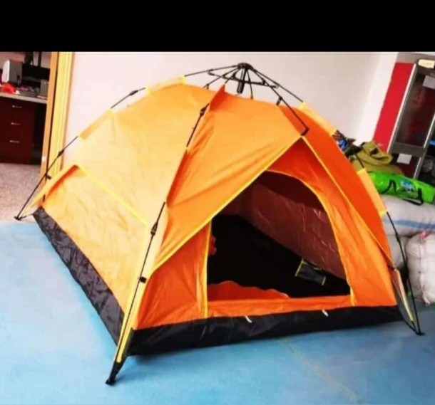 چادر کوهنوردی و مسافرتی ضد آب اتوماتیک 4 نفره ( 2 نفر خواب)( چتری یا نیلوفری )