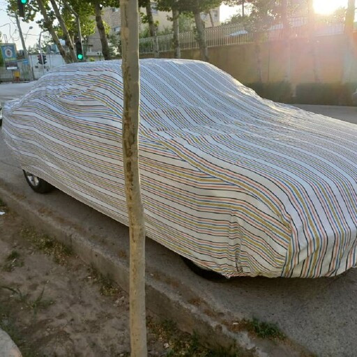 چادر ماشین نخی با ضخامت متوسط (برزنتی و مقاوم به آفتاب) مخصوص ام وی ام 550 (MVM 550 )