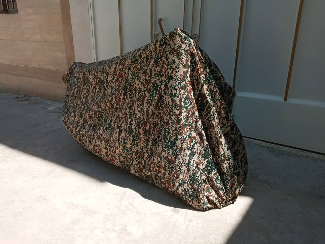 کاور موتور ضد آب برنو رنگ ارتشی ( چریکی )( ارسال رایگان )