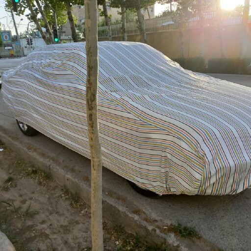 چادر ماشین نخی با ضخامت متوسط (برزنتی و مقاوم به آفتاب) مخصوص ونوسیا ( وی آنلاین مکث موتور )